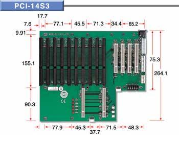 PCI-14S3 Backplane