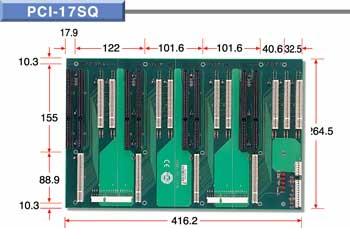 PCI-17SQ Backplane