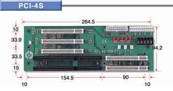 PCI-4S Backplane